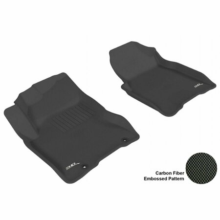 3D MAXPIDER NISSAN ROGUE 2008-2013 KAGU BLACK R1 Floor Mat L1NS02911509